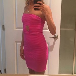 Express Hot Pink Dress